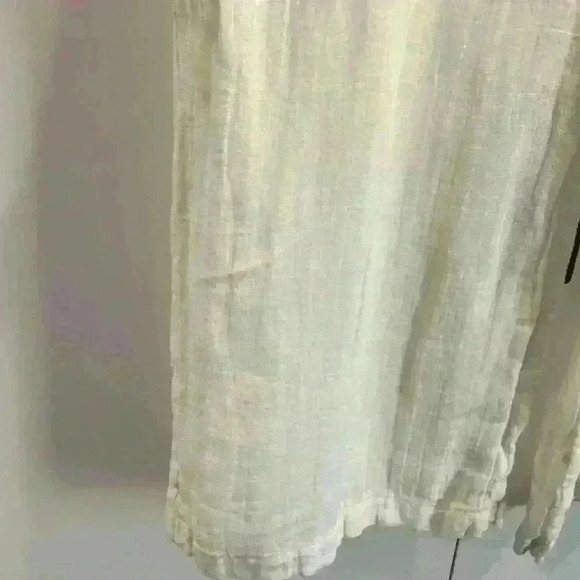 Caroline Rose Size 2X White 100% Linen Pull On
Wide Leg Pants Lightweight Travel - Picture 5 of 15